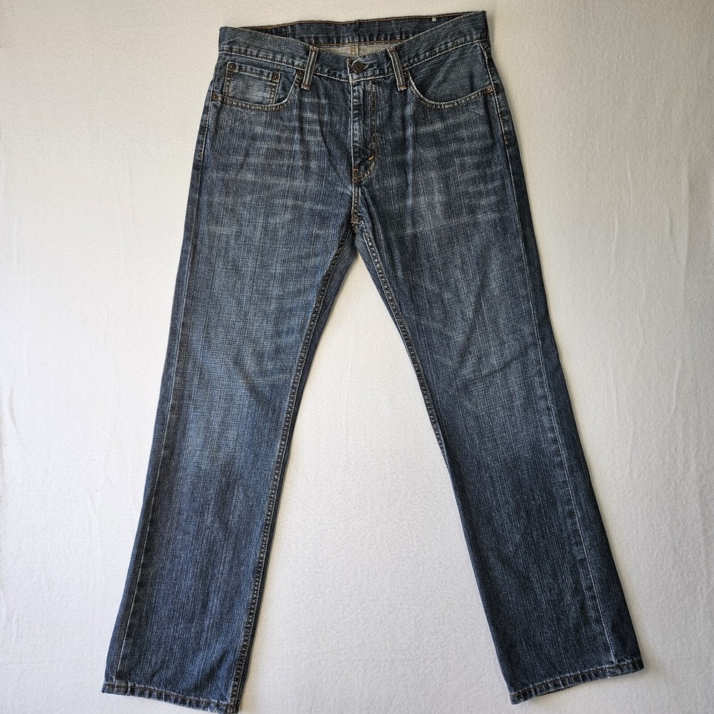 Levis 559 Jeans Relaxed Fit Straight Leg Men's Size 32x32 Medium Wash Denim
